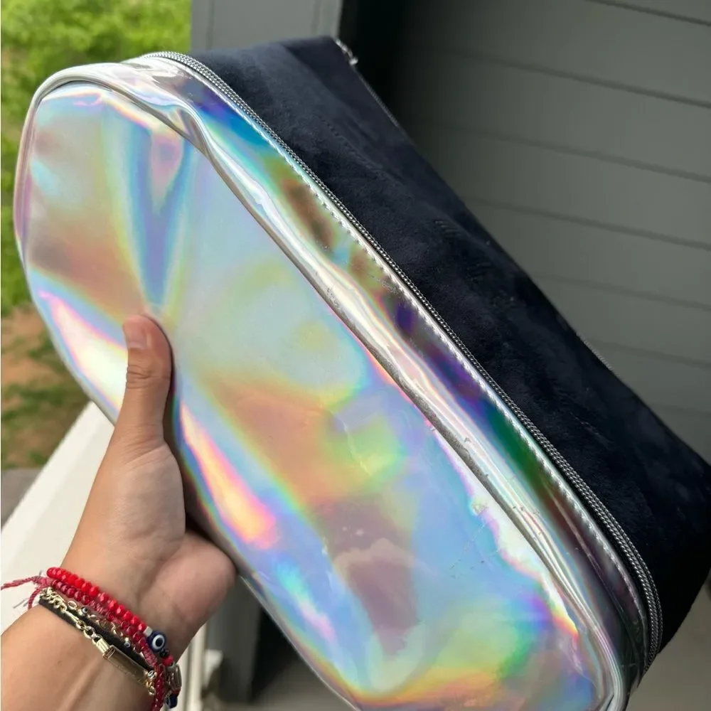 Bling & holographic Jumbo Juicy couture Cosmetics bag